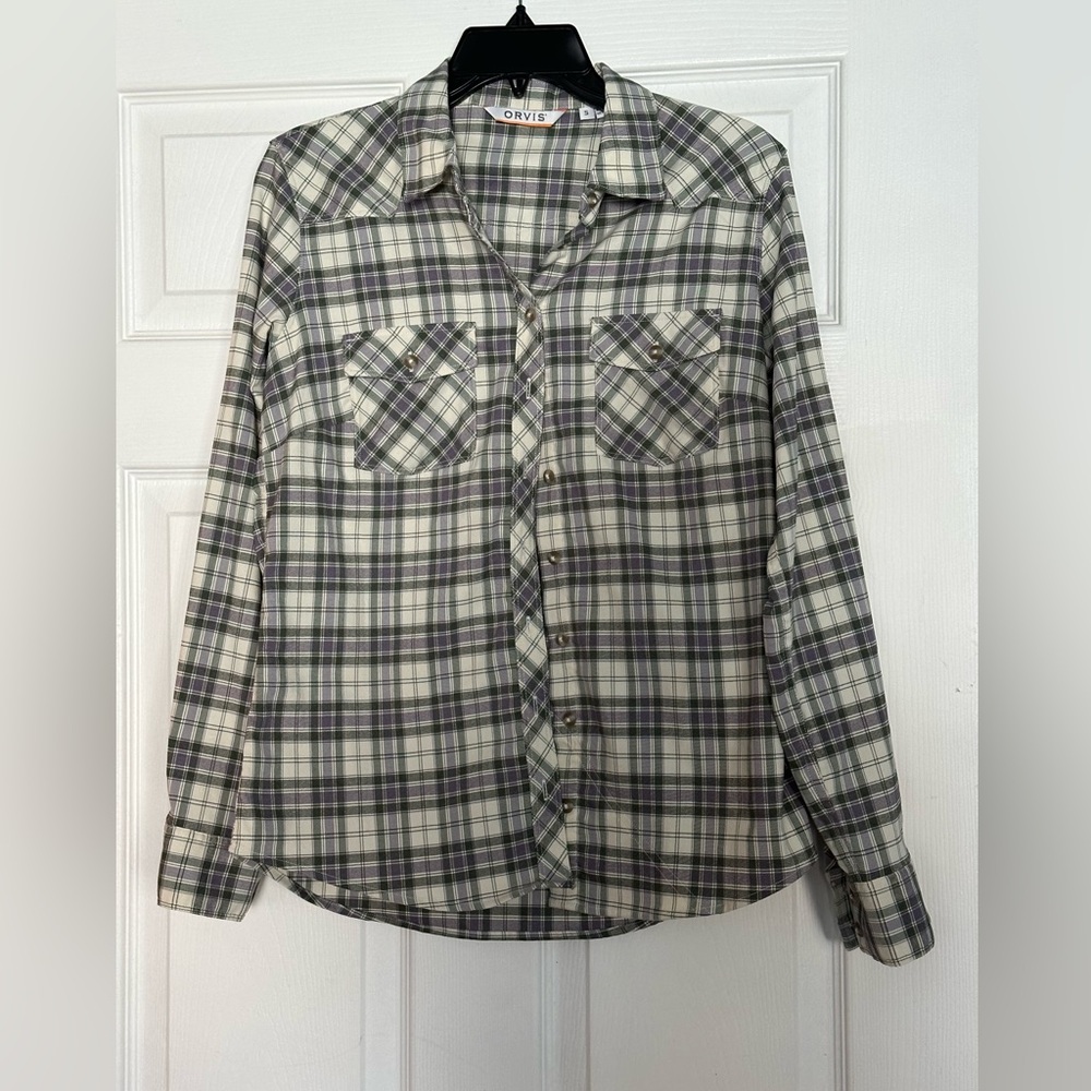 Orvis Women’s button down shirt -‎ Size Smalll